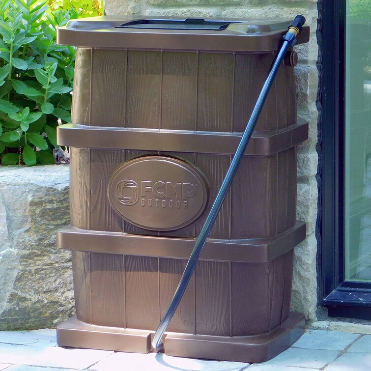 madison fountain rain barrel